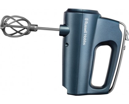 Міксер Russell Hobbs 25893-56 ручний Sapphire, 350Вт, насадки-4, турборежим, синій Міксер Russell Hobbs 25893-56 ручний Sapphire, 350Вт, насадки-4, турборежим, синій