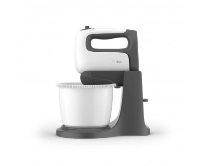 Міксер Tefal HT464138 стаціонарний Prep'Mix+ Standbowl 500Вт, насадки-4, чаша-пластик, 2.5л, турборежим, біло-сірий Міксер Tefal HT464138 стаціонарний Prep'Mix+ Standbowl 500Вт, насадки-4, чаша-пластик, 2.5л, турборежим, біло-сірий