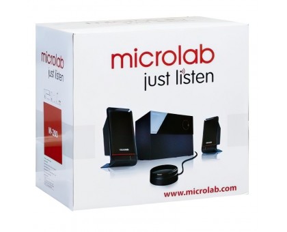 Акустична система MICROLAB M-200 2.1, 40W, mini-jack, чорний Акустична система MICROLAB M-200 2.1, 40W, mini-jack, чорний