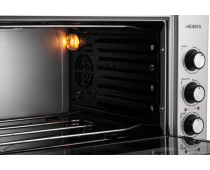 Печь электрическая ARDESTO MEO-S45FGG, 45л, 1600Вт, механич., конвекция, двойное стекло, серый Печь электрическая ARDESTO MEO-S45FGG, 45л, 1600Вт, механич., конвекция, двойное стекло, серый