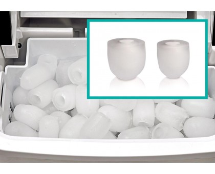 Льодогенератор побутовий Gorenje IMD1200SB, 12кг/добу, 1,3л, дисплей, сріблясто - чорний