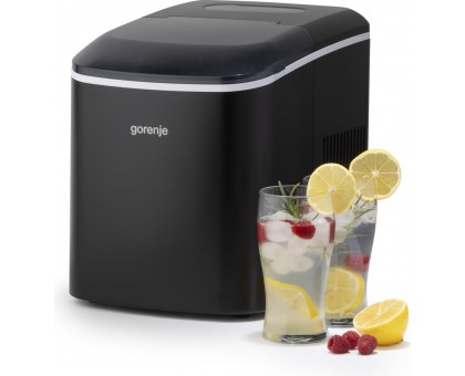 Льодогенератор побутовий Gorenje IMDW1500B, 15кг/добу, 2,2л, чорний