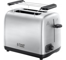 Тостер Russell Hobbs 24080-56 Adventure, 850Вт, метал, сріблястий