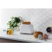 Тостер Russell Hobbs 26060-56 Honeycomb 850Вт, широкі слоти, пластик, білий