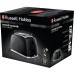 Тостер Russell Hobbs 26061-56 Honeycomb 850Вт, широкие слоты, пластик, черный
