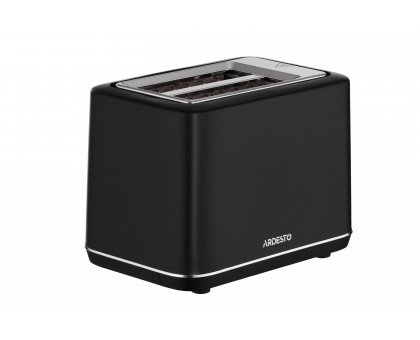 Тостер Ardesto Elegance 800Вт, LED дисплей, пластик, чёрний
