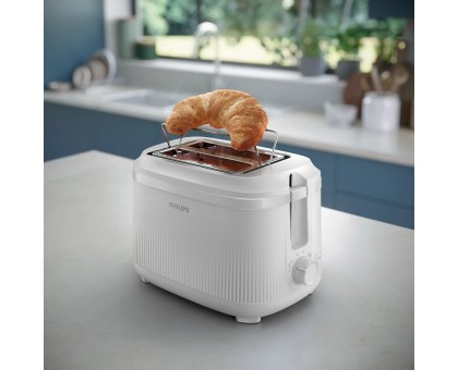 Тостер  Philips HD2511/00 Series 3000 900Вт, пластик, подогрев,разморозка, белый