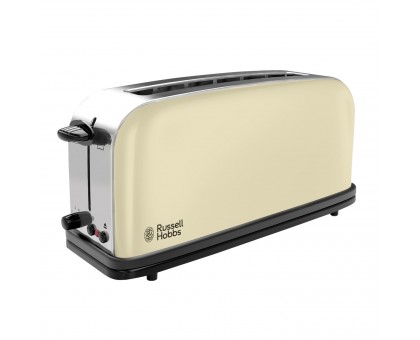 Тостер Russell Hobbs 21395-56 Classic 1100Вт, длинные слоты, металл, бежевый Тостер Russell Hobbs 21395-56 Classic 1100Вт, длинные слоты, металл, бежевый