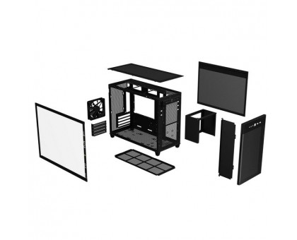 Корпус ASUS 90DC00G0-B39010 Prime AP201 Tempered Glas, без БЖ, 2xUSB3.2, 1xUSB Type-C, Tempered Glass side, mATX, чорний Корпус ASUS 90DC00G0-B39010 Prime AP201 Tempered Glas, без БЖ, 2xUSB3.2, 1xUSB Type-C, Tempered Glass side, mATX, чорний