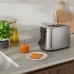 Тостер Electrolux E5T1-4ST 800Вт, дисплей, металл