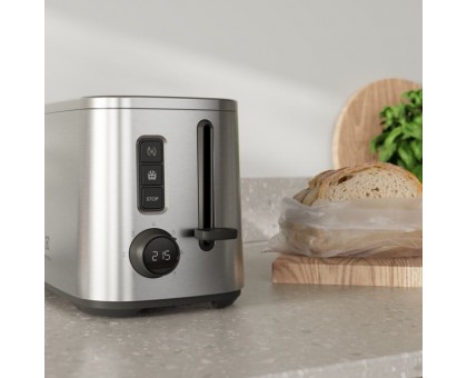 Тостер Electrolux E5T1-4ST 800Вт, дисплей, металл Тостер Electrolux E5T1-4ST 800Вт, дисплей, металл
