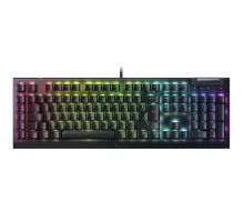 Клавиатура механическая Razer RZ03-04700800-R3R1 BlackWidow V4 X 110key, Green Switch, USB-A, EN/RU, RGB, чёрный