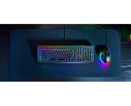 Клавіатура механічна Razer RZ03-04700800-R3R1 BlackWidow V4 X 110key, Green Switch, USB-A, EN/RU, RGB, чорний Клавіатура механічна Razer RZ03-04700800-R3R1 BlackWidow V4 X 110key, Green Switch, USB-A, EN/RU, RGB, чорний