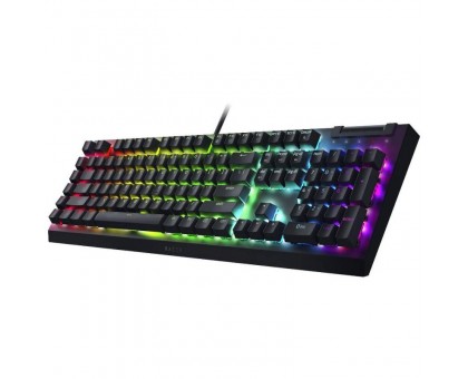 Клавіатура механічна Razer RZ03-04700800-R3R1 BlackWidow V4 X 110key, Green Switch, USB-A, EN/RU, RGB, чорний Клавіатура механічна Razer RZ03-04700800-R3R1 BlackWidow V4 X 110key, Green Switch, USB-A, EN/RU, RGB, чорний