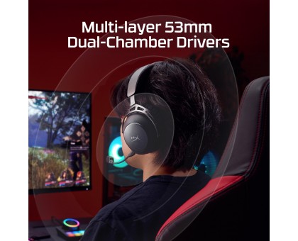 Гарнітура ігрова HyperX AJ5C7AA Cloud Alpha 2 WL/BT/mini-jack/USB-A/USB-C, 0.5м/1.5м, чорний Гарнітура ігрова HyperX AJ5C7AA Cloud Alpha 2 WL/BT/mini-jack/USB-A/USB-C, 0.5м/1.5м, чорний