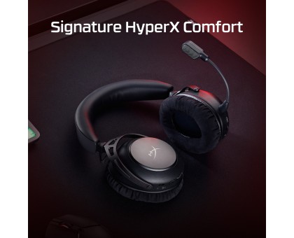 Гарнітура ігрова HyperX AJ5C7AA Cloud Alpha 2 WL/BT/mini-jack/USB-A/USB-C, 0.5м/1.5м, чорний Гарнітура ігрова HyperX AJ5C7AA Cloud Alpha 2 WL/BT/mini-jack/USB-A/USB-C, 0.5м/1.5м, чорний
