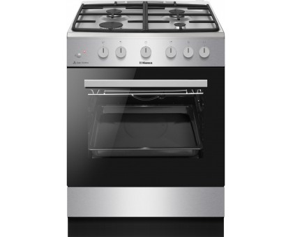 Плита Hansa FCGS61129H газовая, 70л, 60x60см, чугун, нерж Плита Hansa FCGS61129H газовая, 70л, 60x60см, чугун, нерж