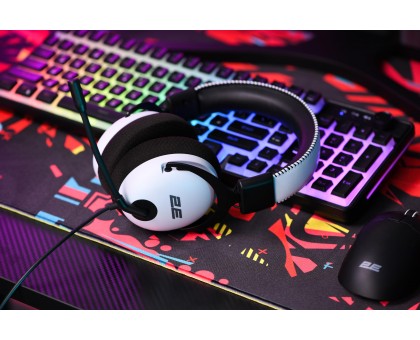 Гарнитура игровая 2E GAMING HG310 V2, mini-jack, 1.5м, белый Гарнитура игровая 2E GAMING HG310 V2, mini-jack, 1.5м, белый
