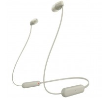 Навушники In-ear Sony WIC100C.CE7 WI-C100 BT 5.0, IPX4, SBC, AAC, Wireless, Mic, Бежевий