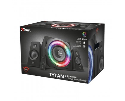 Акустическая система Trust 22944_TRUST GXT 629 Tytan 2.1, 60Вт, AUX, RGB, Черный Акустическая система Trust 22944_TRUST GXT 629 Tytan 2.1, 60Вт, AUX, RGB, Черный