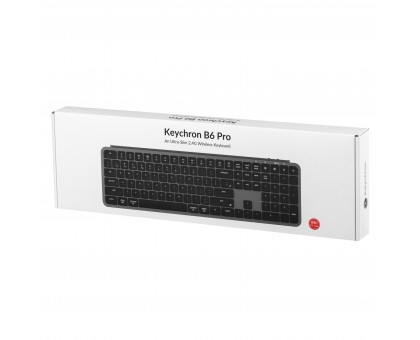 Клавиатура мембраная Keychron B6P-K1-UA B6 Pro, USB/WL/BT, space gray Клавиатура мембраная Keychron B6P-K1-UA B6 Pro, USB/WL/BT, space gray