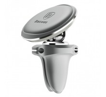 Автоутримувач Baseus Magnetic Air Vent Car Mount Holder Silver (SUGX-A0S)