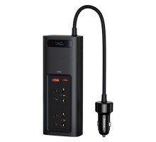 Автомобильный инвертор Baseus In-car 150W 220V EU Черный (CRNBQ-A01)