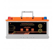 Автомобільний літієвий акумулятор LP LiFePO4 12V - 100 Ah (+ зліва) BMS 1200А