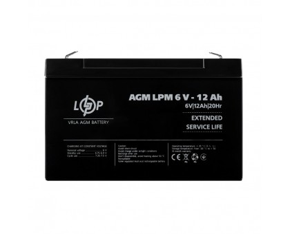Аккумулятор AGM LPM 6V - 12 Ah Аккумулятор AGM LPM 6V - 12 Ah