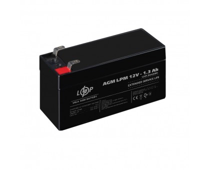 Розпродаж Акумулятор AGM LPM 12V - 1.3 Ah Розпродаж Акумулятор AGM LPM 12V - 1.3 Ah