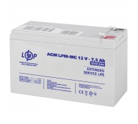 Розпродаж Акумулятор мультигелевий LPM-MG 12V - 7.5 Ah
