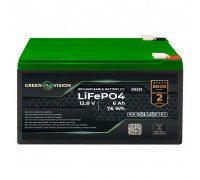 Акумулятор GV LiFePO4 12,8V - 6Ah (76Wh)
