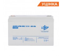 Распродажа (4196) Аккумулятор мультигелевый AGM LPM-MG 12V - 80 Ah 09/2023