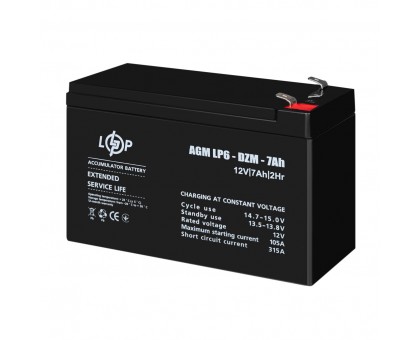 Распродажа (16152) Тяговый свинцово-кислотный AGM аккумулятор LP 6-DZM-7 Ah (07-2023) Распродажа (16152) Тяговый свинцово-кислотный AGM аккумулятор LP 6-DZM-7 Ah (07-2023)