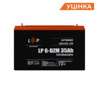 Розпродаж (9335) Тяговий свинцево-кислотний AGM акумулятор LP 6-DZM-35 Ah (11-2023)