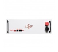 Акумулятор LP LiFePO4 51,2V - 100 Ah (5120Wh) (BMS SP 100A/50А) RM RS485/CAN LCD WH