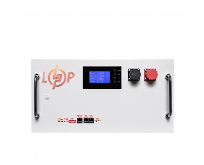 Аккумулятор LP LiFePO4 51,2V - 230 Ah (11776Wh) (BMS SP 200A/100А) RM RS485/CAN LCD WH Аккумулятор LP LiFePO4 51,2V - 230 Ah (11776Wh) (BMS SP 200A/100А) RM RS485/CAN LCD WH
