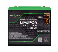 Аккумулятор GV LiFePО4 12V (12,8V) - 18 Ah (230Wh)