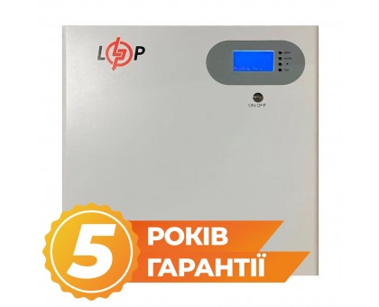 Акумулятор LP LiFePO4 51,2V - 100 Ah 5120Wh (Smart BMS 100A) з LCD WAB RS485/CAN Акумулятор LP LiFePO4 51,2V - 100 Ah 5120Wh (Smart BMS 100A) з LCD WAB RS485/CAN
