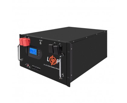 Аккумулятор LP LiFePO4 51,2V - 230 Ah (11776Wh) (Smart BMS 200A) с LCD RM AB RS485/CAN Аккумулятор LP LiFePO4 51,2V - 230 Ah (11776Wh) (Smart BMS 200A) с LCD RM AB RS485/CAN