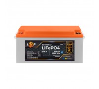 Аккумулятор LP LiFePO4 25,6V - 100 Ah (2560Wh) (BMS 80А/50) пластик Smart BT