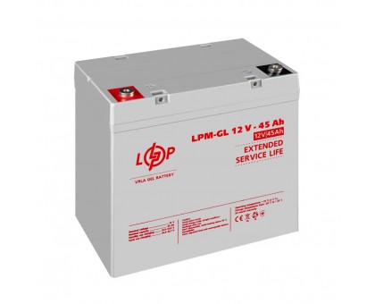 Акумулятор гелевий LPM-GL 12V - 45 Ah Акумулятор гелевий LPM-GL 12V - 45 Ah