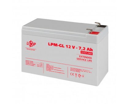 Акумулятор гелевий LPM-GL 12V - 7.2 Ah Акумулятор гелевий LPM-GL 12V - 7.2 Ah
