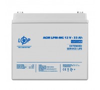 Акумулятор мультигелевий LPM-MG 12V - 33 Ah