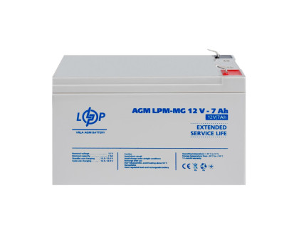 Аккумулятор мультигелевый LPM-MG 12V - 7 Ah