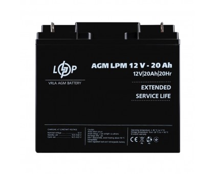 Акумулятор AGM LPM 12V - 20 Ah Акумулятор AGM LPM 12V - 20 Ah
