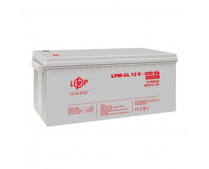 Аккумулятор гелевый LPM-GL 12V - 200 Ah Аккумулятор гелевый LPM-GL 12V - 200 Ah