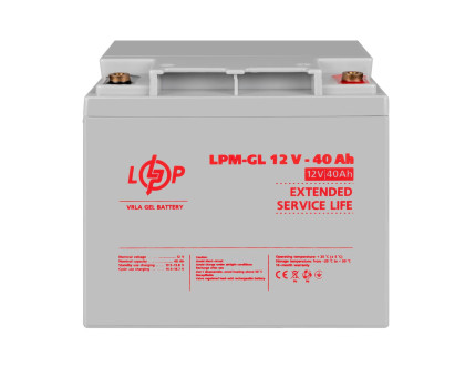 Аккумулятор гелевый LPM-GL 12V - 40 Ah