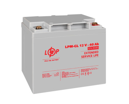 Аккумулятор гелевый LPM-GL 12V - 40 Ah