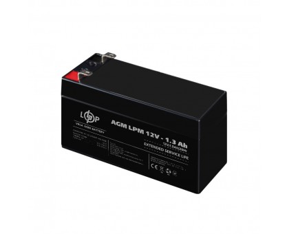 Аккумулятор AGM LPM 12V - 1.3 Ah Аккумулятор AGM LPM 12V - 1.3 Ah